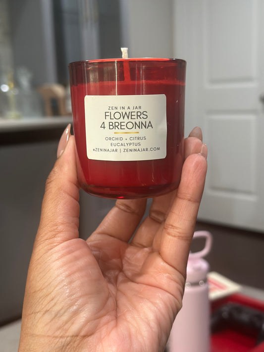 Flowers 4 Breonna Candle