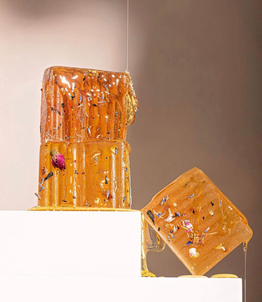 Peach Chai Honey Soap Loaf