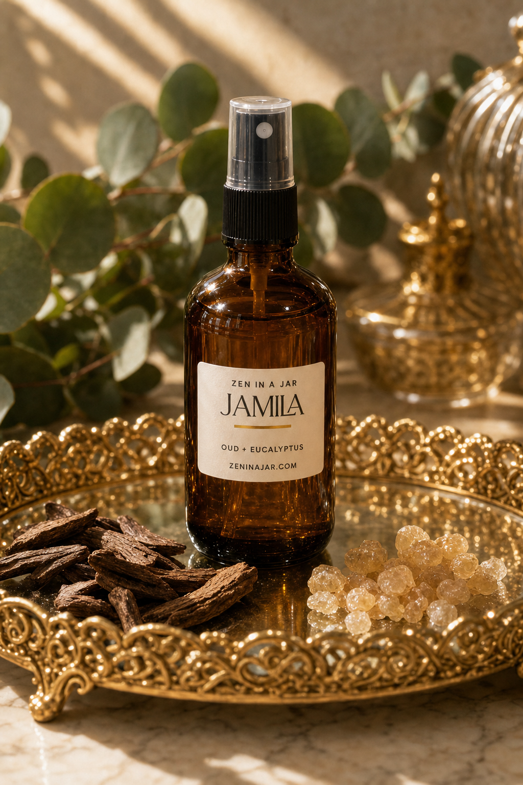 Jamila Refreshing Spray - Oud + Eucalyptus